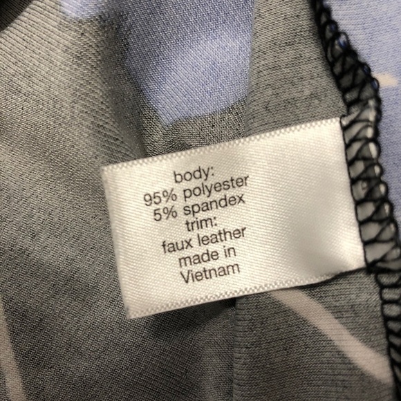 Lane Bryant black blue flower dress, 22/24 - Picture 7 of 7